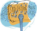 the census and a microphone