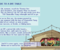 ode to a die table