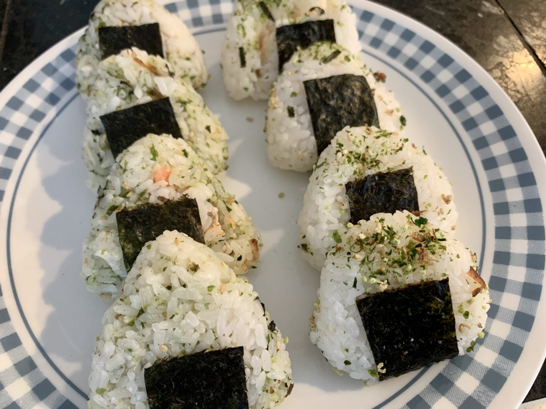 Homemade Japanese Food Salmon Onigiri The Daily Nexus