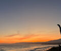 Devereux Beach at sunset
