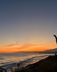 Devereux Beach at sunset