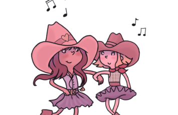 Country girls dancing