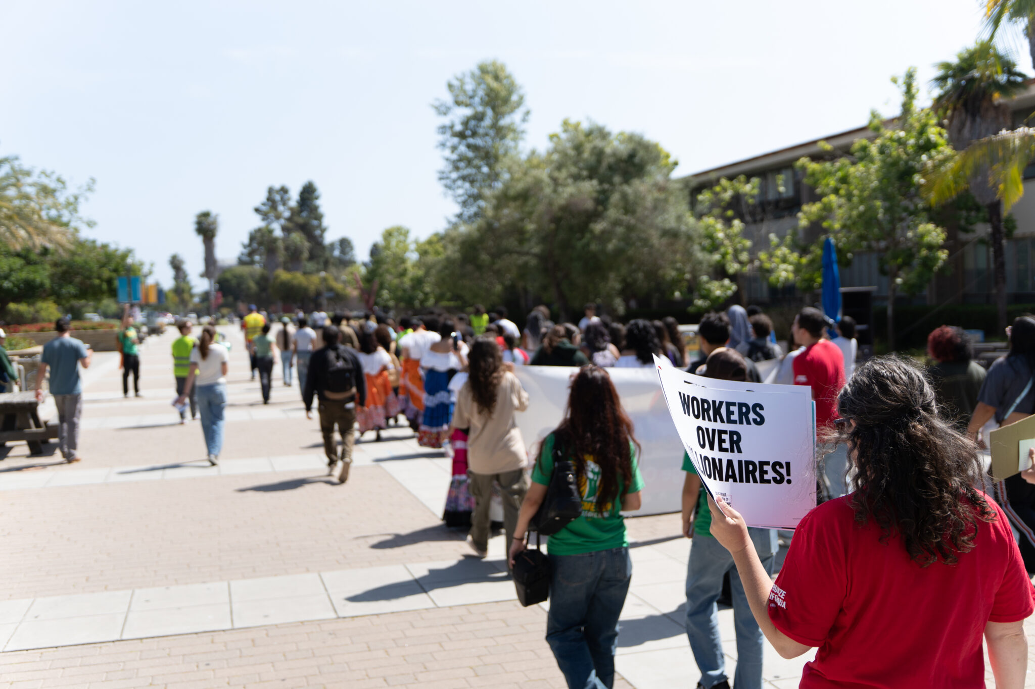 AFSCME, which represents over 40,000 UC workers, has been negotiating a contract and gone on strike five times since 2024. Shengyu Zhang / Daily Nexus