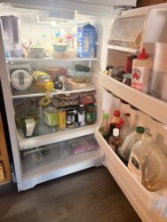 Every time I look in our fridge, it’s like an insight into the individual lives of the housemates.